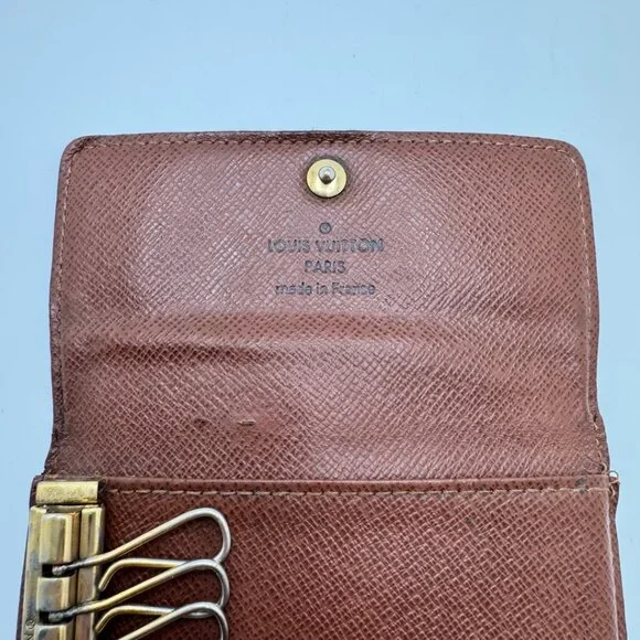 Louis Vuitton Six-Key Multicles Holder Signature Monogram Canvas Brown One Size - Picture 8 of 14